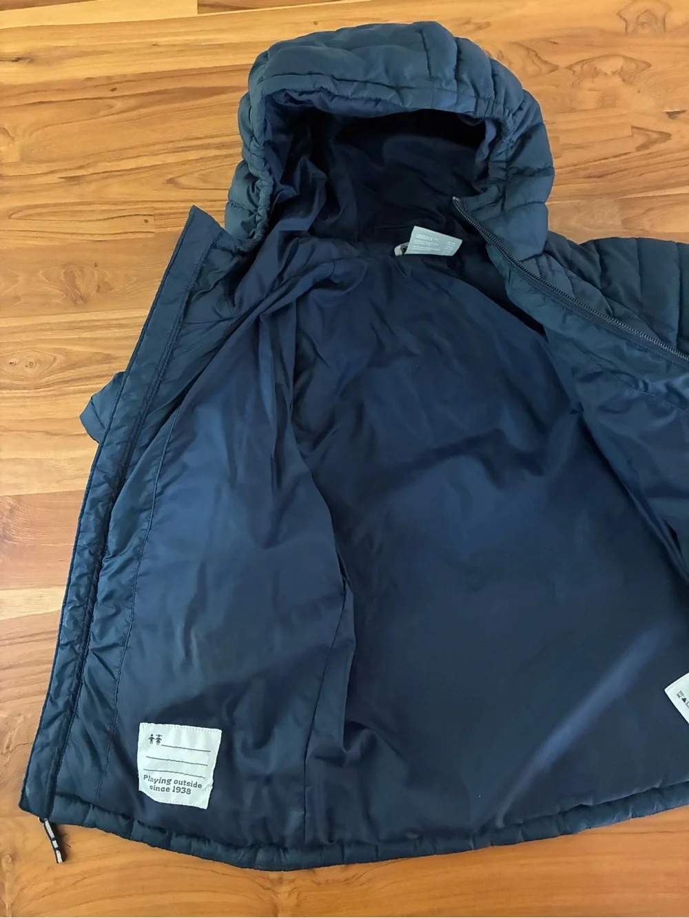 Columbia Kids Navy Hooded Quilted Puffer Jacket size XXS